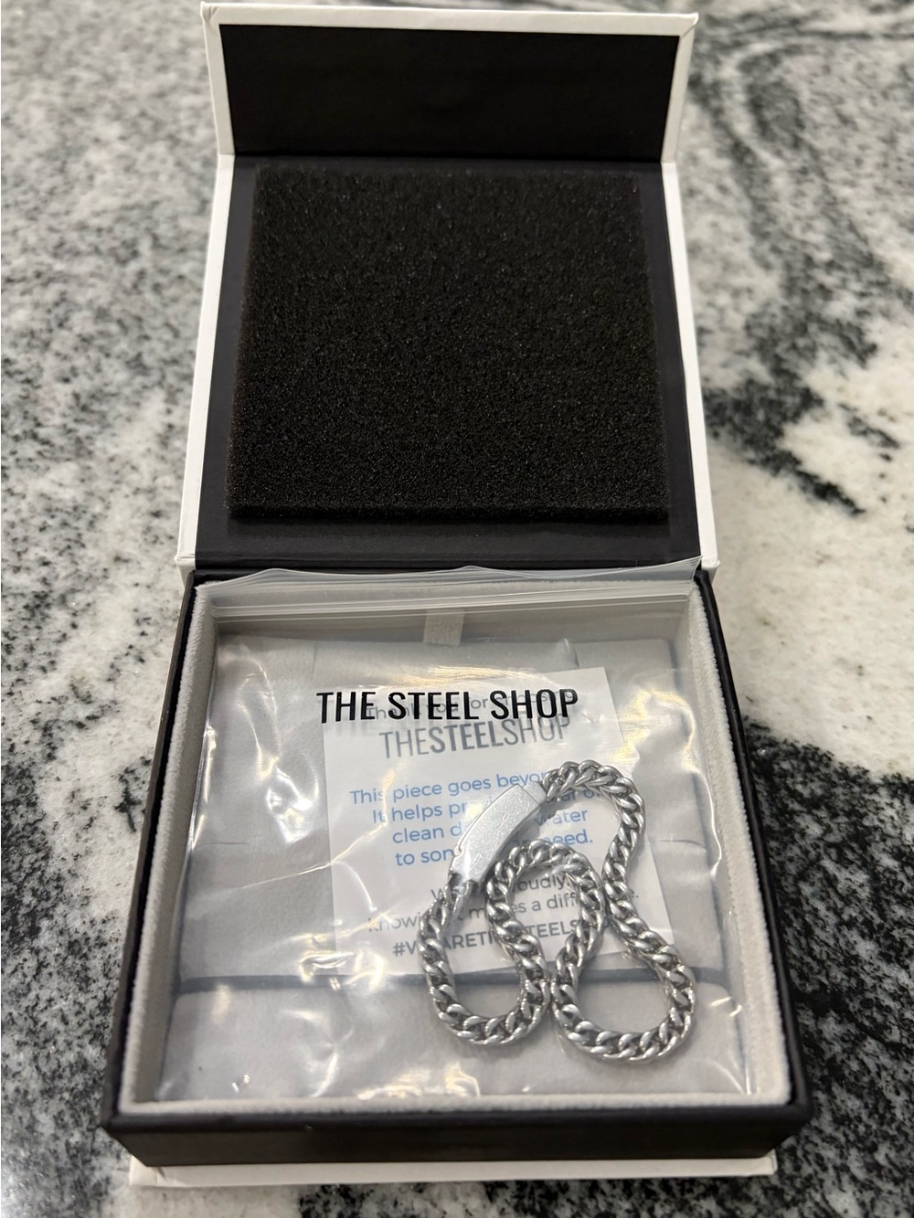 Men’s Silver Rope Chain Bracelet
